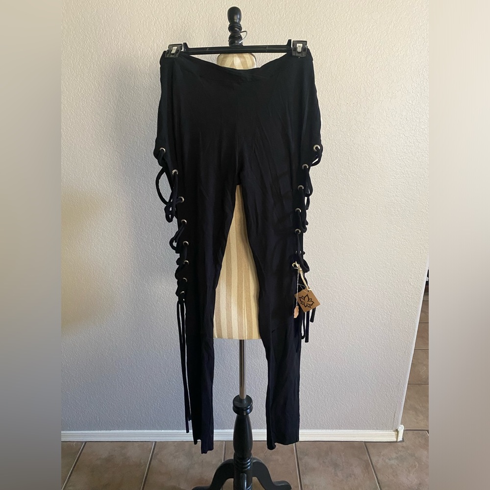Lace-Up Leggings